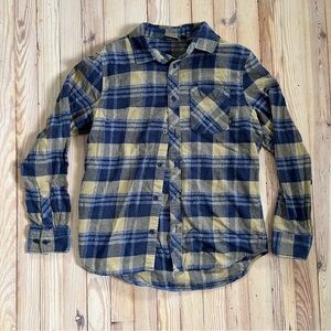 Vans off the wall vintage fall themed plaid flannel mens size small